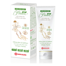 Sữa rửa mặt Bảo Xuân Skin - Trắng da tự nhiên, cải thiện lão hóa da (50g)