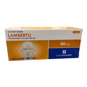 Thuốc Lambertu 60mg hỗ trợ điều trị bệnh nhược cơ (Hộp 60 viên)