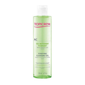 Topicrem AC Purifying Cleansing Gel - Sữa Rửa Mặt Dịu Nhẹ Cho Da Hỗn Hợp Dầu 200ml