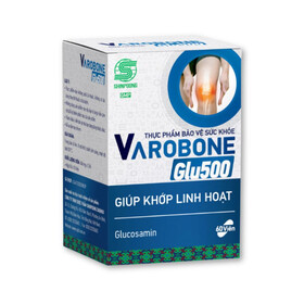 Varobone Glu500 - Viên uống hỗ trợ khớp linh hoạt (Hộp x 60 viên)