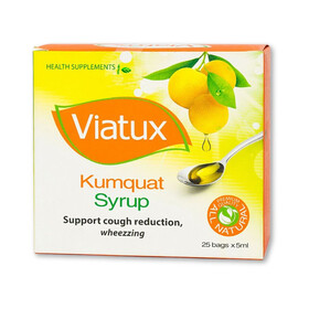 Viatux - Siro ho vị tắc (Hộp x 25 gói)