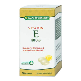 Viên uống vitamin e 400iu Nature's Bounty - Hỗ trợ chống oxy hóa, làm chậm lão hóa da