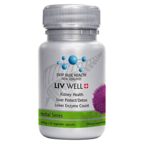 Liv Well Deep Blue Health - Giúp hạ men gan, bổ gan, giải độc,