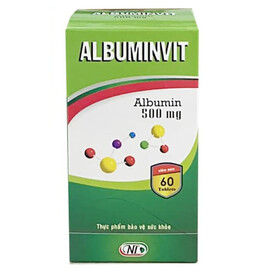Albuminvit - Viên uống bổ sung Albumin, hỗ trợ sức khỏe và tăng cường miễn dịch (60 viên)