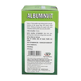 Albuminvit - Viên uống bổ sung Albumin, hỗ trợ sức khỏe và tăng cường miễn dịch (60 viên)