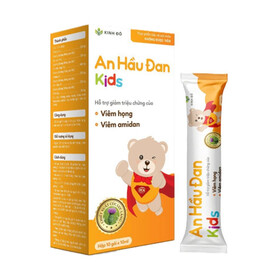 An Hầu Đan Kids giảm triệu chứng viêm họng, viêm amidan (Hộp 10 gói)