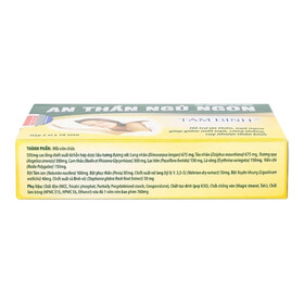 Viên uống An Thần Ngủ Ngon Tâm Bình hỗ trợ giấc ngủ ngon, giảm lo âu, căng thẳng (Hộp 20 viên)