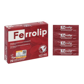 Bột Ferrolip Bổ Sung Sắt & Axit Folic (Hộp 20 gói)