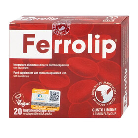 Bột Ferrolip Bổ Sung Sắt & Axit Folic (Hộp 20 gói)