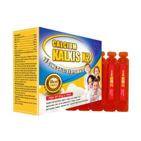 Calcium Kalxis X2 – Bổ sung canxi, giúp bé ăn ngon và phát triển chiều cao (20 gói x 10ml)