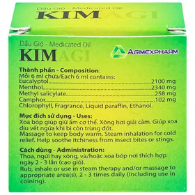Dầu gió Kimagi Agimexpharm