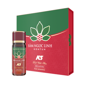 Dịch chiết Sâm Ngọc Linh Kon Tum K5 (Hộp 10 chai)