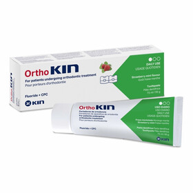 Kem đánh răng Ortho Kin dành cho răng niềng ngăn ngừa sâu răng và làm dịu kích ứng (75ml)