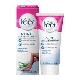Kem Tẩy Lông Veet Pure Hair Removal Cream cho da nhạy cảm 50g