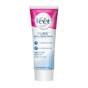 Kem Tẩy Lông Veet Pure Hair Removal Cream cho da nhạy cảm 100g