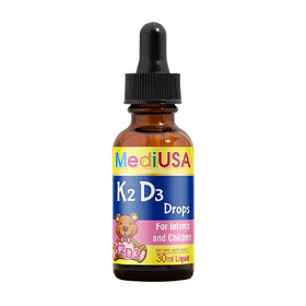 MediUSA K2 D3 Drops hỗ trợ hấp thu canxi cho bé (30ml)