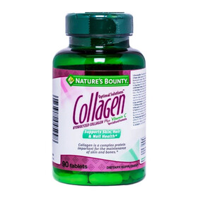 Viên uống Nature’s Bounty Collagen & Vitamin C – bổ sung collagen, ngăn ngừa lão hóa (1000mg)