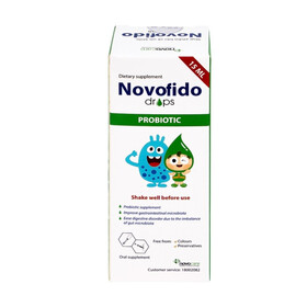 Thực phẩm bảo vệ sức khỏe Novofido - Hỗ trợ giảm rối loạn tiêu hóa ở trẻ (Chai 15ml)