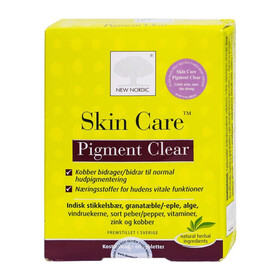 Viên uống Skin Care Pigment Clear New Nordic – Giảm thâm nám, sạm da, tàn nhang, dưỡng da trắng sáng
