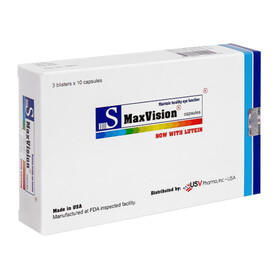 S-Maxvision - Hỗ trợ cải thiện thị lực, giảm thoái hóa võng mạc