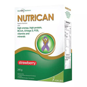 Sữa bột NutriCan vị dâu – Bổ sung dinh dưỡng cho bệnh nhân ung thư (Hộp 245g)