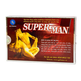 Super Man G&P – Bổ thận, tráng dương, tăng cường sinh lý nam (10 viên)