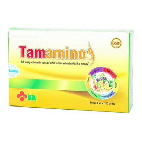 Viên Uống Tamamino Tâm Minh bổ sung vitamin tổng hợp và tăng cường sức đề kháng (Hộp 30 viên)