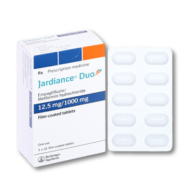 Thuốc Jardiance Duo 12.5mg/1000mg trị đái tháo đường (3 vỉ x 10 viên)