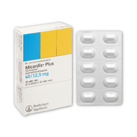 Thuốc Micardis Plus 40/12.5mg Boehringer điều trị bệnh tăng huyết áp (30 viên)