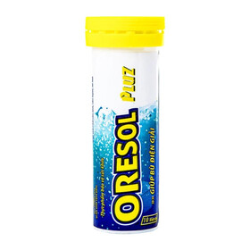 Viên sủi Oresol Pluz - Bù nước và điện giải (Tuýp 10 viên)
