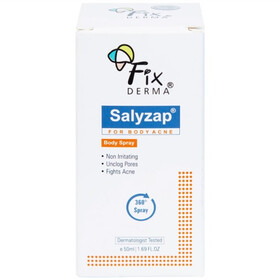 Xịt trị mụn Fixderma Salyzap for Body Acne Body Spray