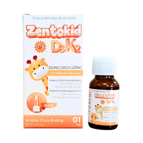 Zentokid D3K2 bổ sung Canxi và Vitamin D (10ml)