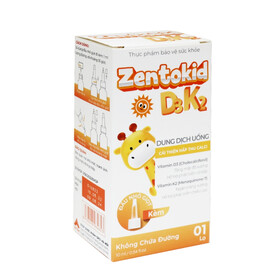 Zentokid D3K2 bổ sung Canxi và Vitamin D (10ml)