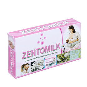 Zentomilk hỗ trợ tăng tiết sữa cho mẹ – Giải pháp thông tia sữa, bổ sung dinh dưỡng (30 viên)