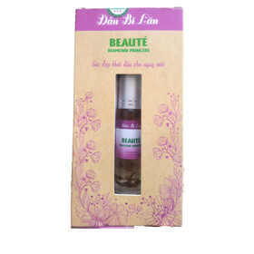 Dầu Bi Lăn Beauté Diamond Princess làm sạch, giúp da thơm mát và dễ chịu (8ml)