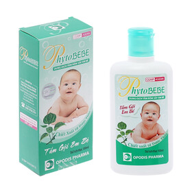 Dung dịch tắm rôm sảy em bé Phyto BEBE Opodis Pharma kháng khuẩn, nấm (100ml)