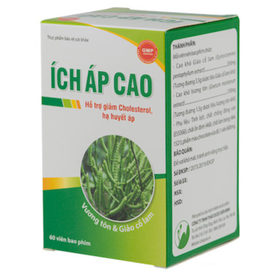 Viên uống Ích Áp Cao – Hỗ trợ giảm cholesterol, ổn định huyết áp (60 viên)