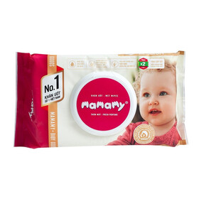 Khăn Ướt Mamamy Có Mùi 100 Tờ
