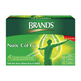 Nước Cốt Gà BRAND'S® cung cấp dinh dưỡng, tăng cường sức khỏe (42ml x 6 lọ)