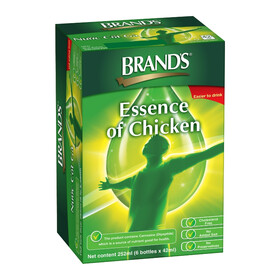 Nước Cốt Gà BRAND'S® cung cấp dinh dưỡng, tăng cường sức khỏe (42ml x 6 lọ)