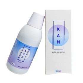 Nước súc miệng Kam ngăn chặn sự phát triển của vi khuẩn và mảng bám cao răng (250ml)