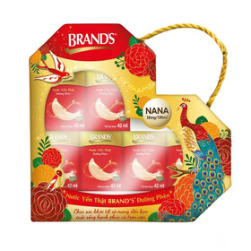 Nước yến thật đường phèn Brand's (Lốc 6 lọ x 42g) – Dinh dưỡng từ tổ yến thật 100%