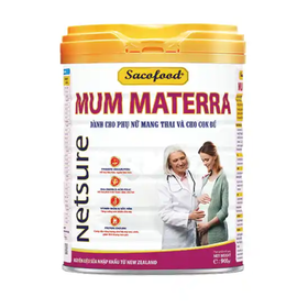 Sữa Netsure Mum Mattera – Dinh dưỡng cho mẹ bầu, hỗ trợ sức khỏe thai kỳ (900g)