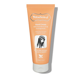Kem dưỡng ẩm da tay Teenilicious Hand Cream Acai Berry & Pomegranate làm mềm mịn, sáng da, chống nứt nẻ, lão hoá da (60g)