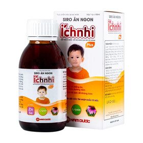 Siro Ích Nhi Plus giúp trẻ ăn ngon, tăng cường hấp thu dưỡng chất (100ml)