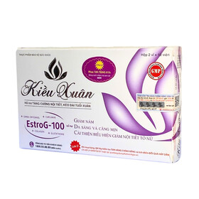 Viên uống Kiều Xuân Vinh Gia hỗ trợ giảm nám, da sáng và căng mịn (2 vỉ x 10 viên)