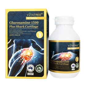 Viên uống Vitatree Glucosamin hỗ trợ sức khỏe xương khớp (80 viên)