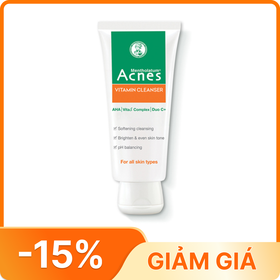 Kem rửa mặt Acnes Vitamin Cleanser sáng da, mờ sẹo, mờ vết thâm (100g)