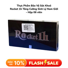 Thực Phẩm Bảo Vệ Sức Khoẻ Rocket 1h Tăng Cường Sinh Lý Nam Giới - Hộp 06 viên