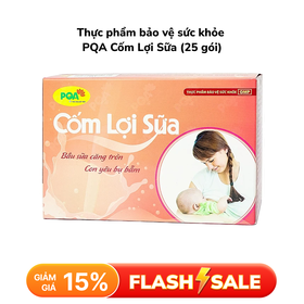 Thực phẩm bảo vệ sức khỏe PQA Cốm Lợi Sữa (25 gói)
